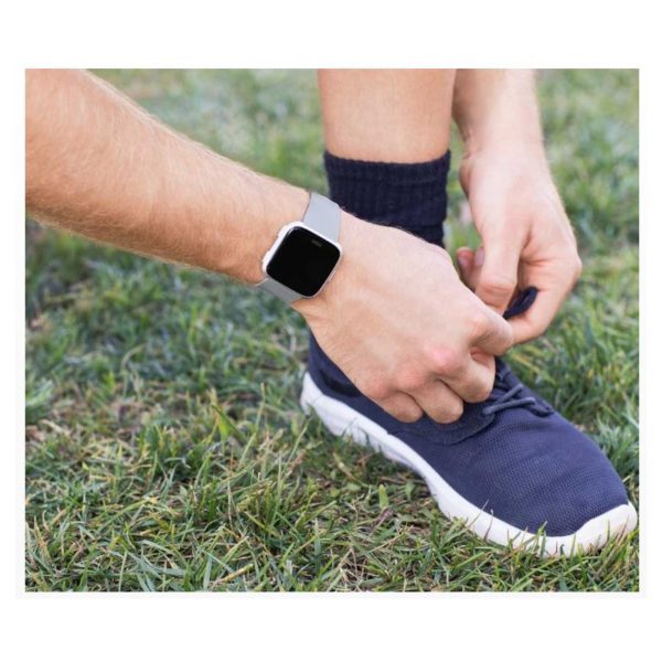Fitbit Versa Fitness Watch - Grey/Silver Fitbit Versa Fitness Watch - Grey/Silver
