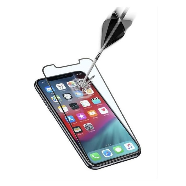 Cellular Line T/Glass Screen Protector For iPhone XR – Black