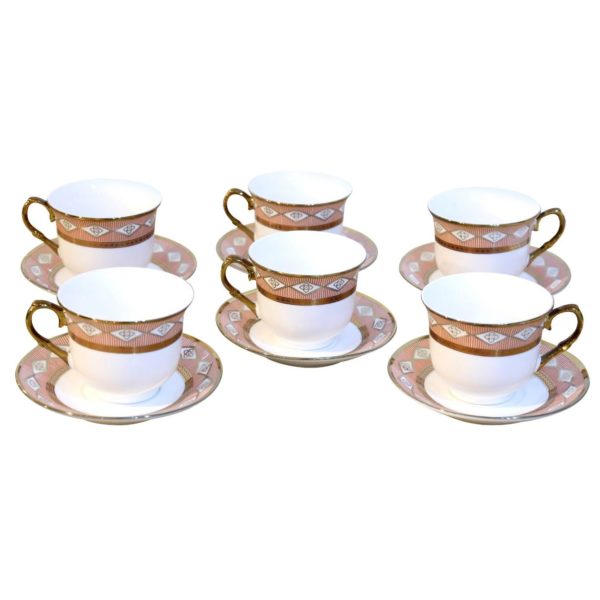HomeStyle 12 Pieces Cup & Saucer Set 200cc HomeStyle 12 Pieces Cup & Saucer Set 200cc