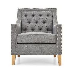 Montpellier Sofa Collection Single Seater Sofa in Light Grey Color