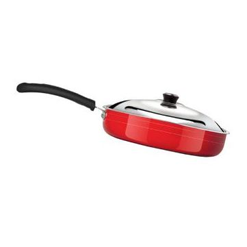 Anjali Fab Fry Pan 260mm (With Lid) Large Induction Base FFP26 Anjali Fab Fry Pan 260mm (With Lid) Large Induction Base FFP26