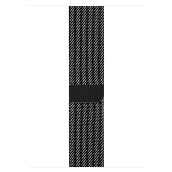 apple watch 4 space black stainless steel case with space black milanese loop