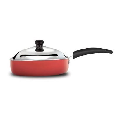 Anjali GFP26 Glam Fry Pan 260mm (With Lid) Large - Red Anjali GFP26 Glam Fry Pan 260mm (With Lid) Large - Red