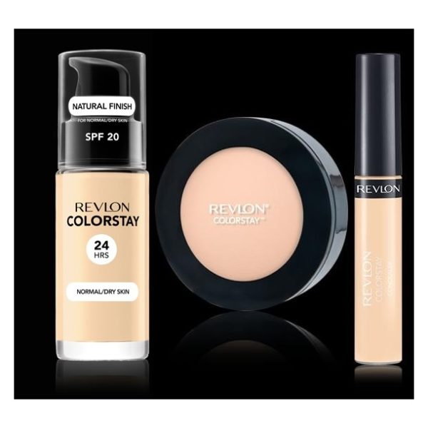 Revlon Colorstay Mu Normal/Dry Sand Beige + Compact Powder Light Medium & Colorstay Concealer Revlon Colorstay Mu Normal/Dry Sand Beige + Compact Powder Light Medium & Colorstay Concealer