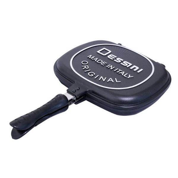 HomeStyle Dessini Aluminium Non Stick Double Grill Pan HomeStyle Dessini Aluminium Non Stick Double Grill Pan