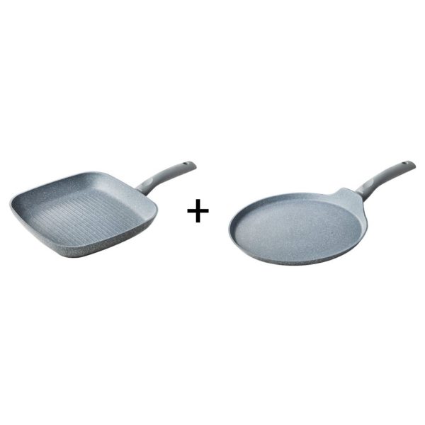 Lamart Ceramic Grill Pan + Pot with Lid Lamart Ceramic Grill Pan + Pot with Lid