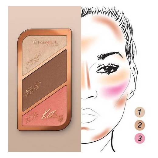 Rimmel London 96003 Kate Sculpting Palette Shade 003 golden Bronze Rimmel London 96003 Kate Sculpting Palette Shade 003 golden Bronze