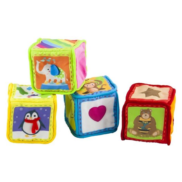 Little Hero 7101 Grab & Sense Soft Cubes