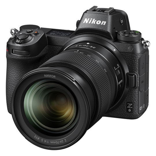Nikon Z6 Digital Mirrorless Camera Black + 24-70MM F/4 Lens + FTZ Adapter Nikon Z6 Digital Mirrorless Camera Black + 24-70MM F/4 Lens + FTZ Adapter