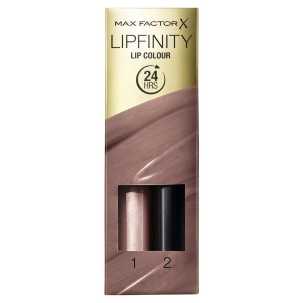 Max Factor Lipfinity Lip Colour Lipstick 2-step Long Lasting 190 Indulgent 2.3ml + 1.9g Max Factor Lipfinity Lip Colour Lipstick 2-step Long Lasting 190 Indulgent 2.3ml + 1.9g