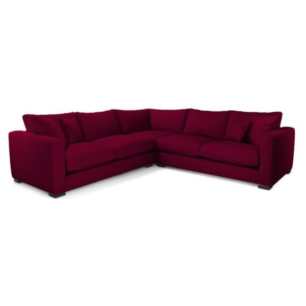 Galaxy Design Dillon 5 Seater Corner Sofa Mulberry