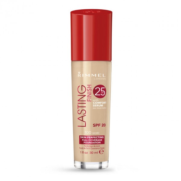 Rimmel London 97100 Lasting Finish 25 Hour Foundation Ivory 30ml Rimmel London 97100 Lasting Finish 25 Hour Foundation Ivory 30ml