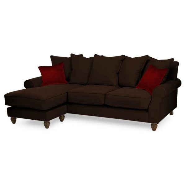 Buy Galaxy Design Ellie Series L Shape Sofa Brown Price