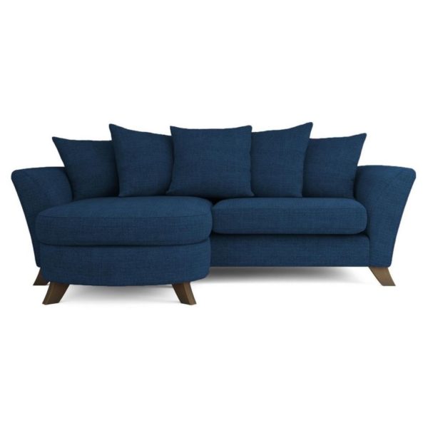 Buy Galaxy Design Keira Mini L Shape Sofa Blue Price
