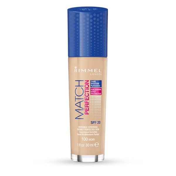 Rimmel London 4100 Match Perfection Foundation Ivory 30ml Rimmel London 4100 Match Perfection Foundation Ivory 30ml