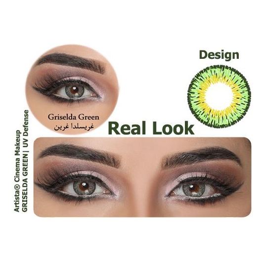 Artista Eye Lens With UV Defensed Griselda Green Artista Eye Lens With UV Defensed Griselda Green