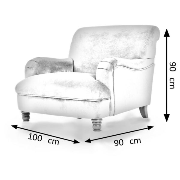 Galaxy Design Nomi Series Single Seat Sofa Grey