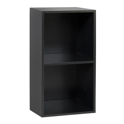 AtoZ Bookcases and Cubes Two shelves Black