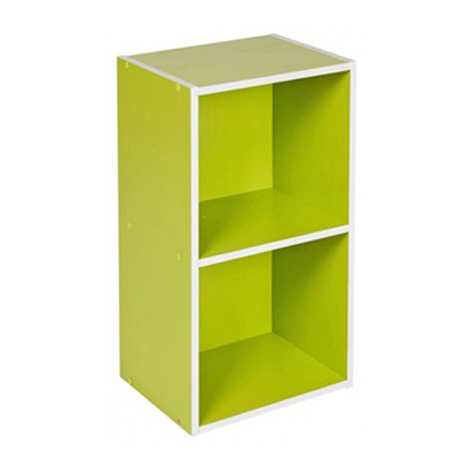 AtoZ Bookcases and Cubes Two shelves Green