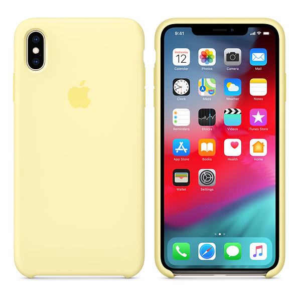 Buy Apple Silicon Case Mellow Yellow For Apple iPhone XS Max Price