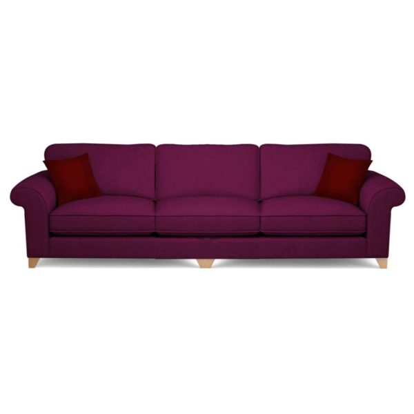 Galaxy Design Angelic 3 Seater Sofa Mulberry