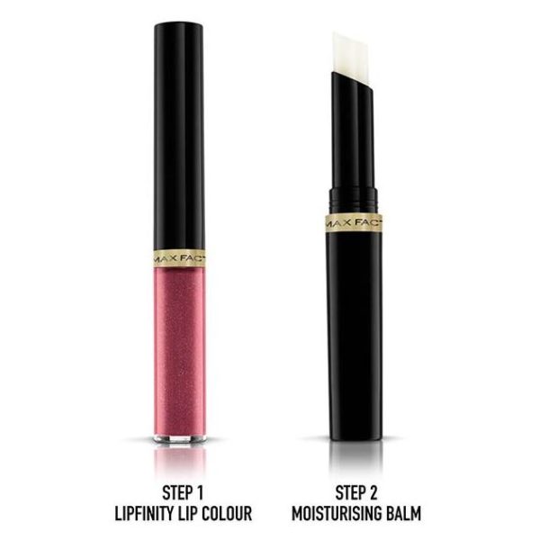 Max Factor Lipfinity Lip Colour Lipstick 2-step Long Lasting 330 Essentail Burgundy 2.3ml + 1.9g Max Factor Lipfinity Lip Colour Lipstick 2-step Long Lasting 330 Essentail Burgundy 2.3ml + 1.9g