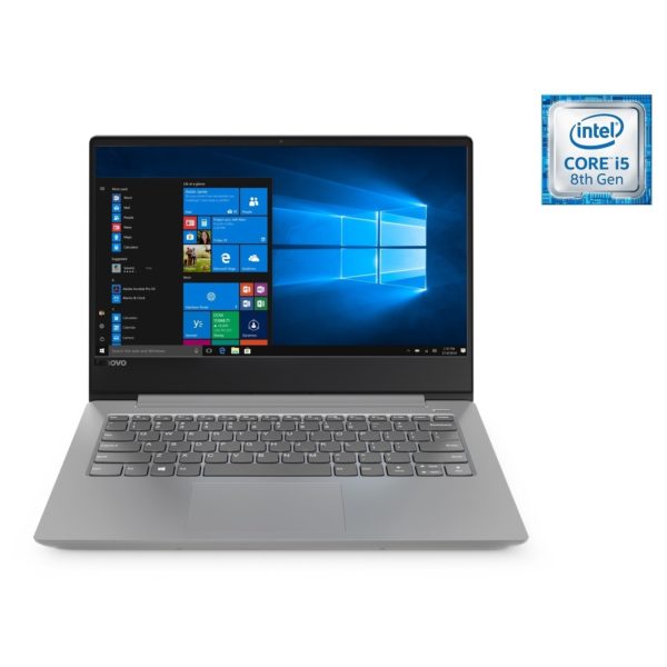 Lenovo Ideapad 330s Laptop - Core i5 1.6GHz 8GB 1TB+128GB 2GB Win10 14inch HD Platinum Grey Lenovo Ideapad 330s Laptop - Core i5 1.6GHz 8GB 1TB+128GB 2GB Win10 14inch HD Platinum Grey