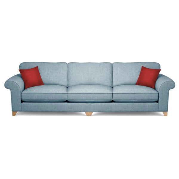 sky blue sofa