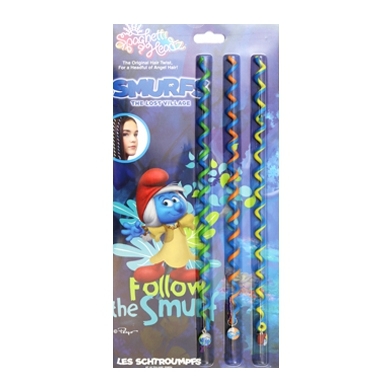 Spaghetti Headz Smurfs LV Follow the Smurf 3 Pack