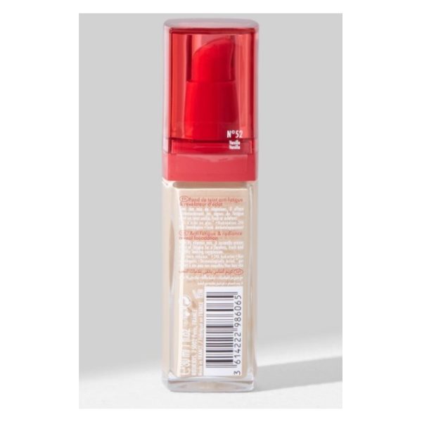 Bourjois, Healthy Mix Anti-Fatigue. Foundation. 52 Vanilla Bourjois, Healthy Mix Anti-Fatigue. Foundation. 52 Vanilla