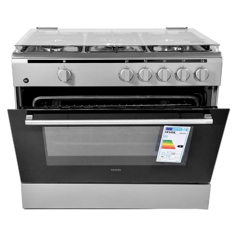 Vestel 5 Gas Burners Cookers F96G53X