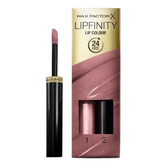 Max Factor Lipfinity Lip Colour 310 Essential Violet Lipstick 2.3ml + Balm 1.9g Max Factor Lipfinity Lip Colour 310 Essential Violet Lipstick 2.3ml + Balm 1.9g