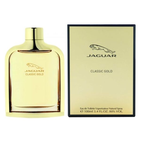 Jaguar Classic Gold Perfume For Men 100ml Eau de Toilette Jaguar Classic Gold Perfume For Men 100ml Eau de Toilette