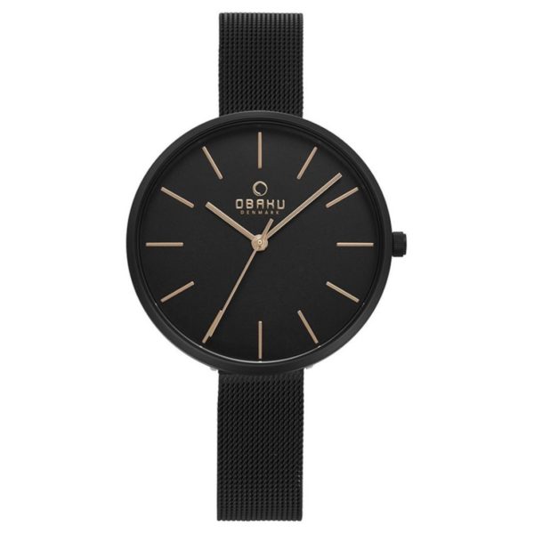 Obaku V211LXBBMB Black Quartz Ladies Watch price in Pakistan, Obaku in