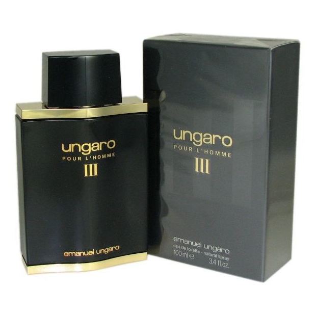 Emanuel Ungaro Pour Homme 3 Perfume For Men 100ml Eau de Toilette