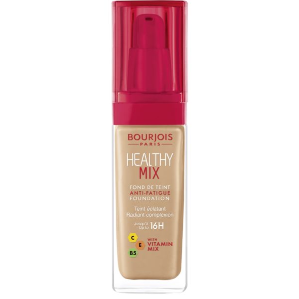 Bourjois, Healthy Mix Anti-Fatigue. Foundation. 55 Dark beige Bourjois, Healthy Mix Anti-Fatigue. Foundation. 55 Dark beige