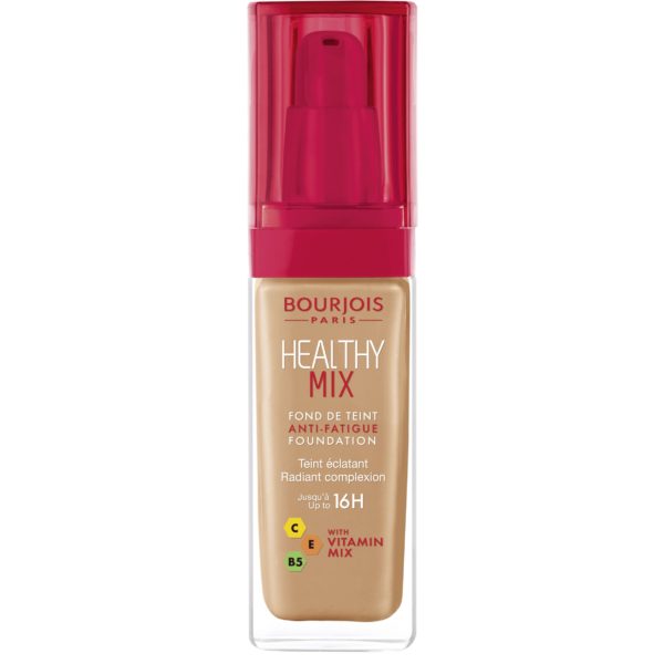 Bourjois, Healthy Mix Anti-Fatigue. Foundation. 56 Light tan Bourjois, Healthy Mix Anti-Fatigue. Foundation. 56 Light tan