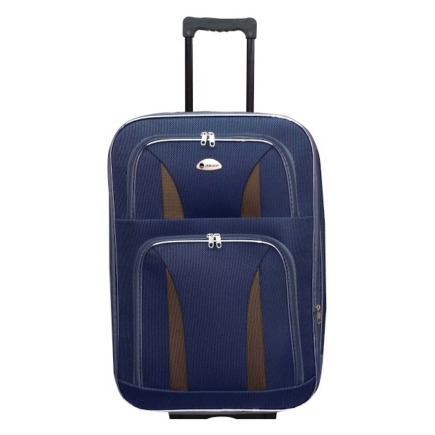 Highflyer Horizon Eva Nylon Soft Luggage Trolley Bags 4Pc Travel Set Navy Blue