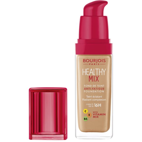 Bourjois, Healthy Mix Anti-Fatigue. Foundation. 56 Light tan Bourjois, Healthy Mix Anti-Fatigue. Foundation. 56 Light tan