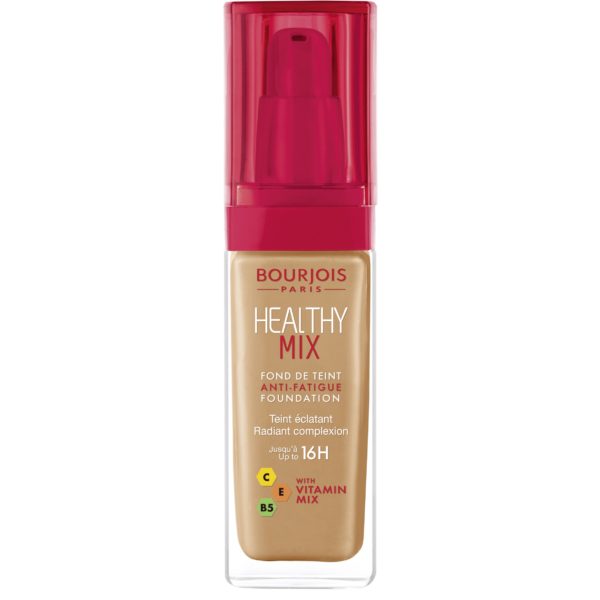 Bourjois, Healthy Mix Anti-Fatigue. Foundation. 57 Dark tan Bourjois, Healthy Mix Anti-Fatigue. Foundation. 57 Dark tan