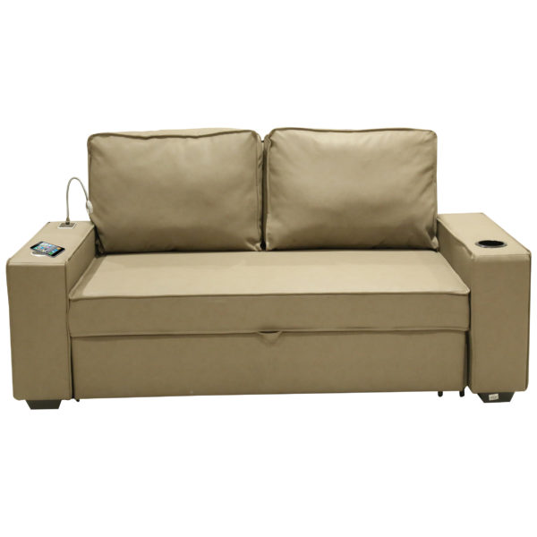Home Style SH55010 3in1 Techno Sofa Bed W/Wireless Charging & Led Lamp Beige Home Style SH55010 3in1 Techno Sofa Bed W/Wireless Charging & Led Lamp Beige