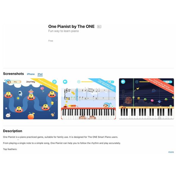 The One TOK1B Light Keyboard Black The One TOK1B Light Keyboard Black