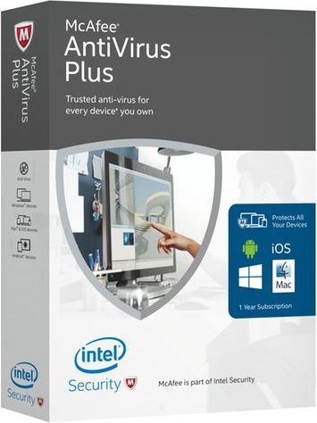 McAfee Antivirus Plus 2016 Software 1User McAfee Antivirus Plus 2016 Software 1User