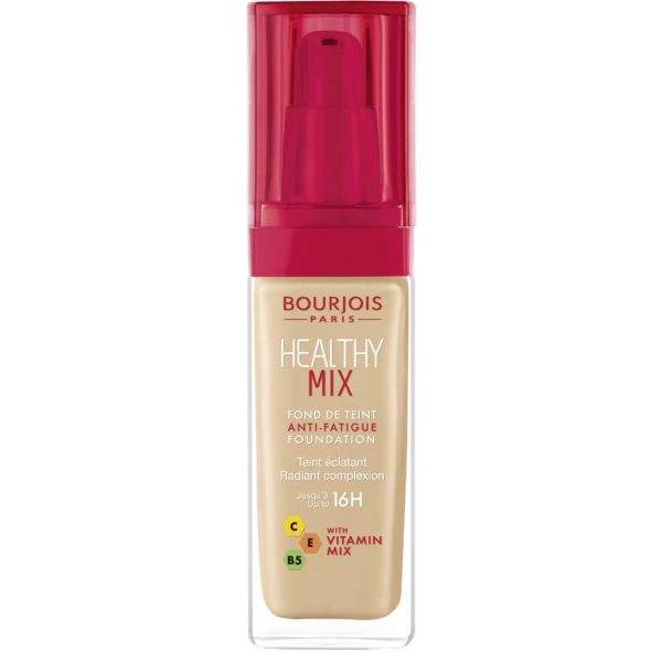 Bourjois, Healthy Mix Anti-Fatigue. Foundation. 53 Light Beige Bourjois, Healthy Mix Anti-Fatigue. Foundation. 53 Light Beige