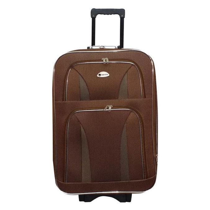 Highflyer Horizon Eva Nylon Soft Luggage Trolley Bags 4Pc Travel Set Brown