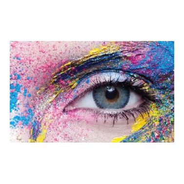 Anesthesia Anesthetic Blue Unisex Contact Lens