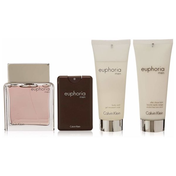 Calvin Klein Euphoria Gift Set For Men (Calvin Klein Euphoria 100ml EDT + 100ml Shower Gel + 100ml After Shave Balm + Euphoria 20ml EDT) Calvin Klein Euphoria Gift Set For Men (Calvin Klein Euphoria 100ml EDT + 100ml Shower Gel + 100ml After Shave Balm + Euphoria 20ml EDT)