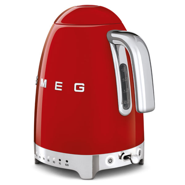 Buy Smeg Kettle 1.7 Litres Variable Temperature Red KLF04RDUK Price