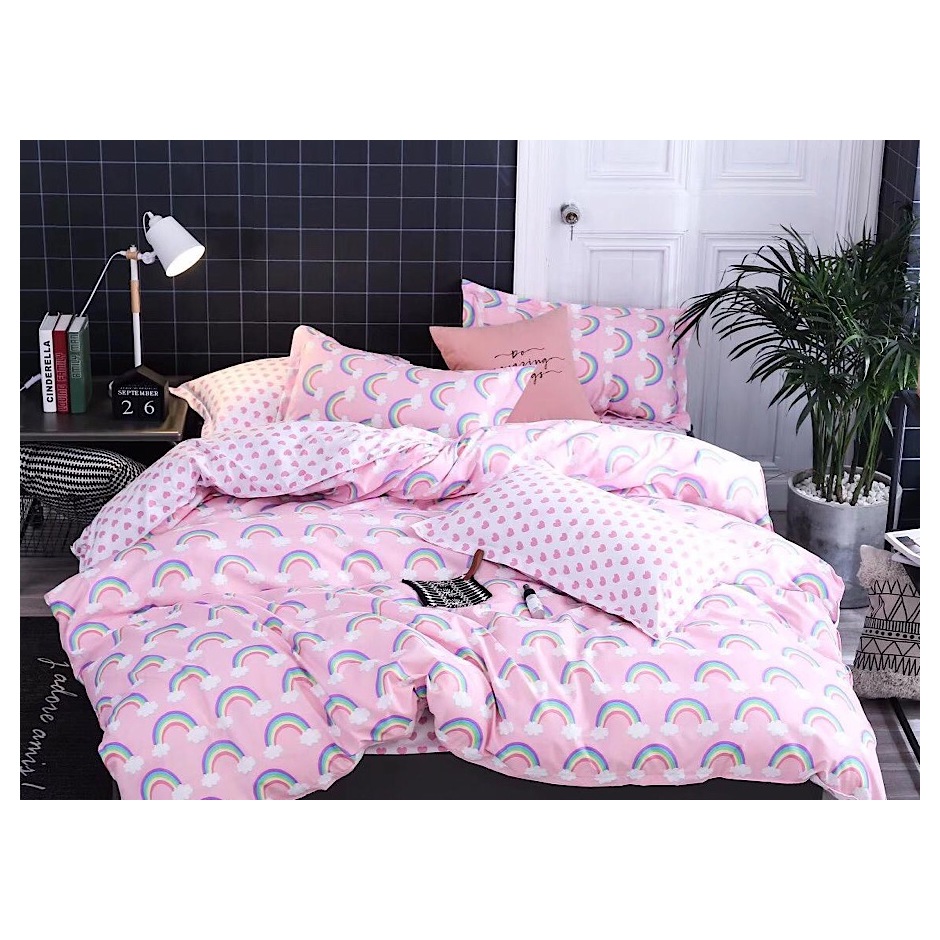 Deals For Less Rainbow Double Size Bedding Set of Six