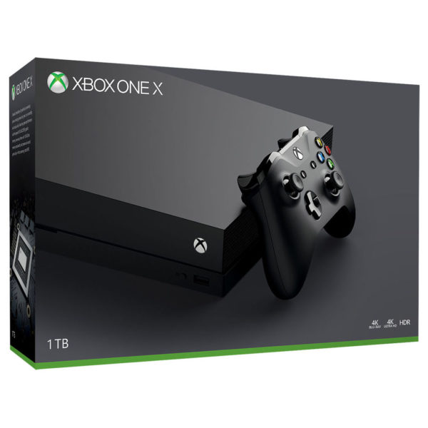 Microsoft Xbox One X Gaming Console 1TB Black + Metro Exodus DLC Game Microsoft Xbox One X Gaming Console 1TB Black + Metro Exodus DLC Game